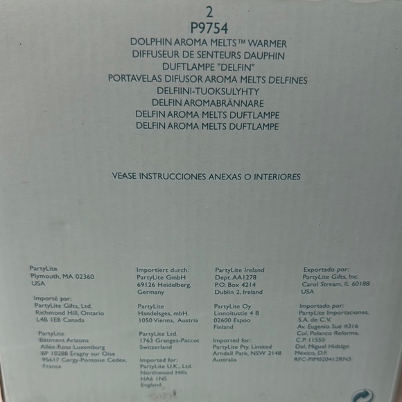 PartyLite Dolphin Aroma Melts Warmer - Picture 9 of 9